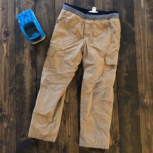 Lined Pull-On Cargo Pants